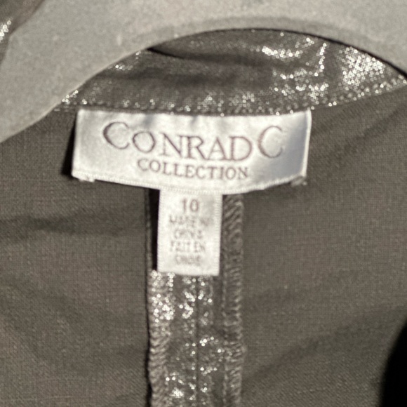 Shimmer and Shiny button down dress top size 10 - Picture 6 of 9